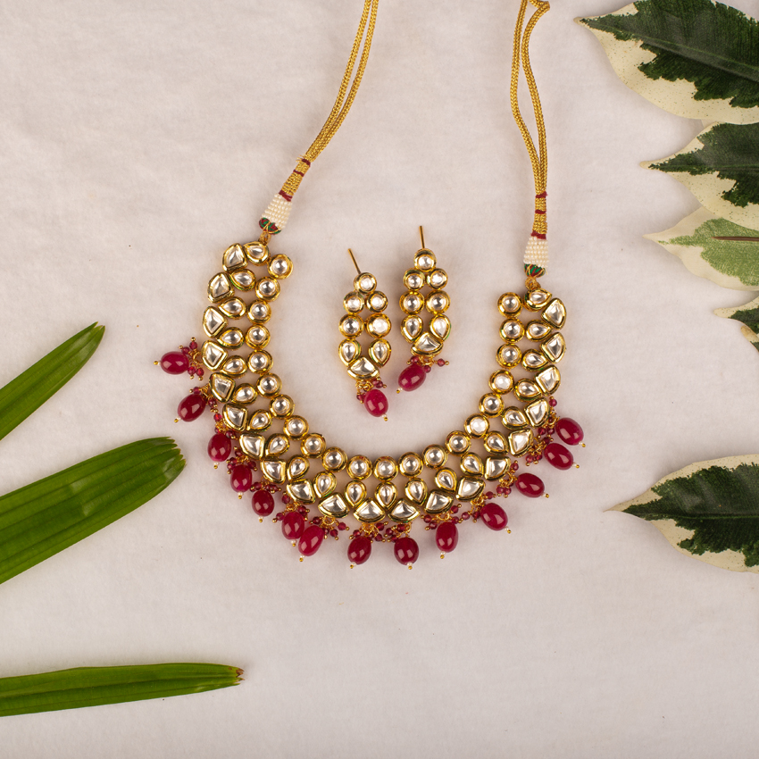 Narayana pearls necklace designs Clearance