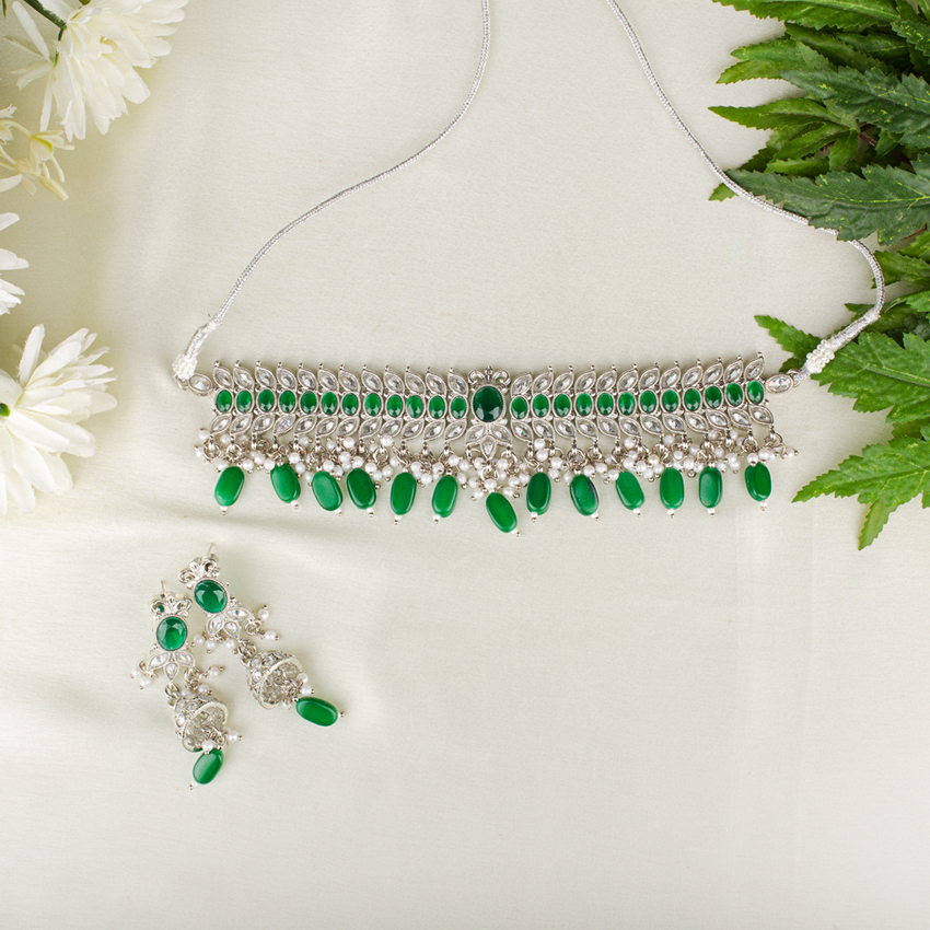 Choker necklace set narayana pearls shop
