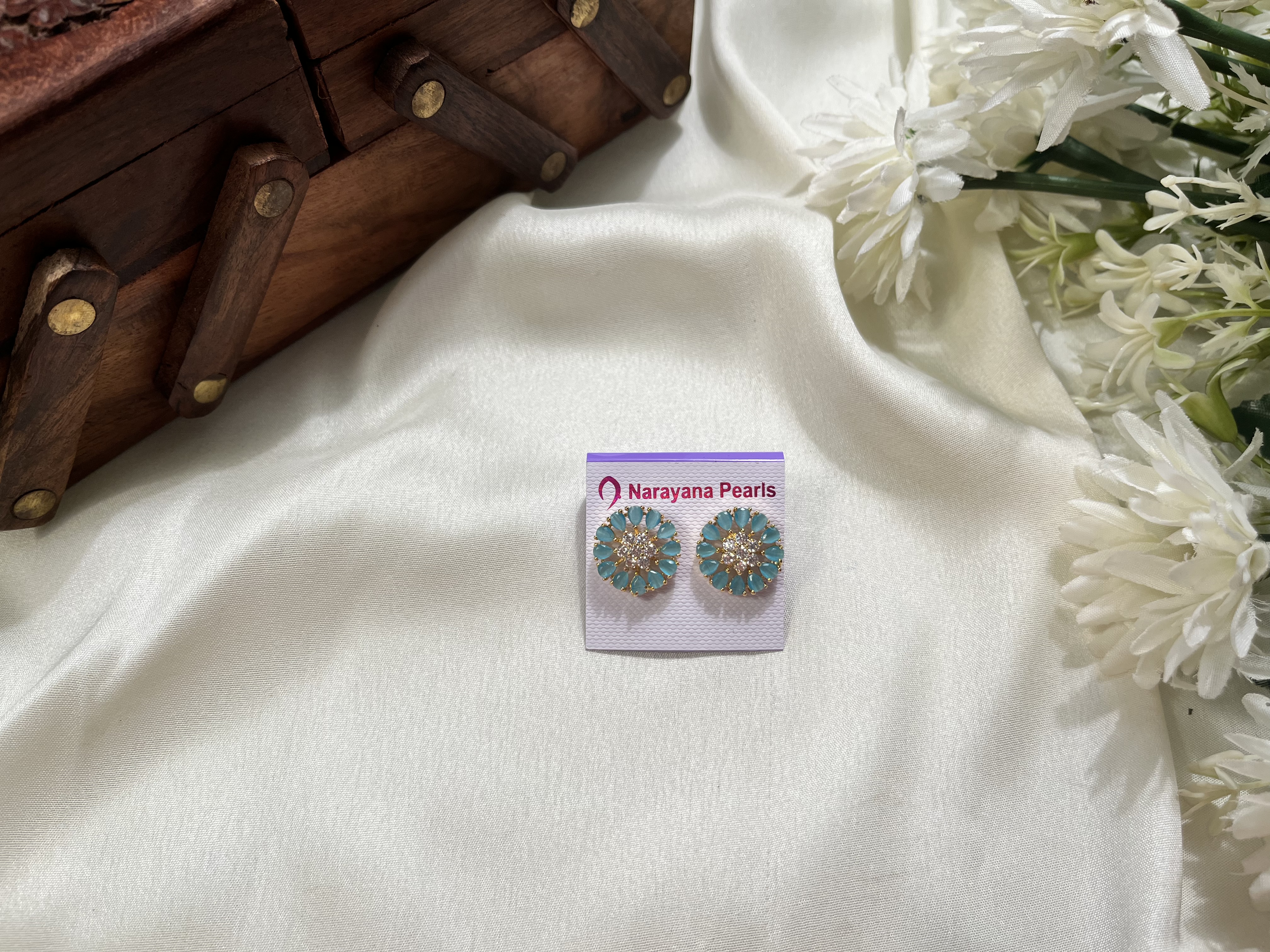 Narayana pearls deals earrings