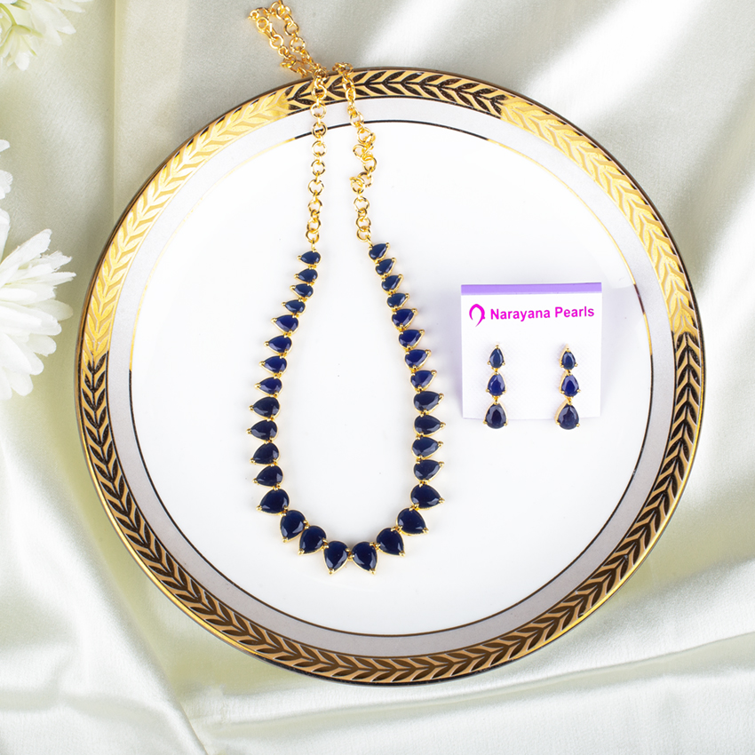 Narayana pearls discount stone necklace