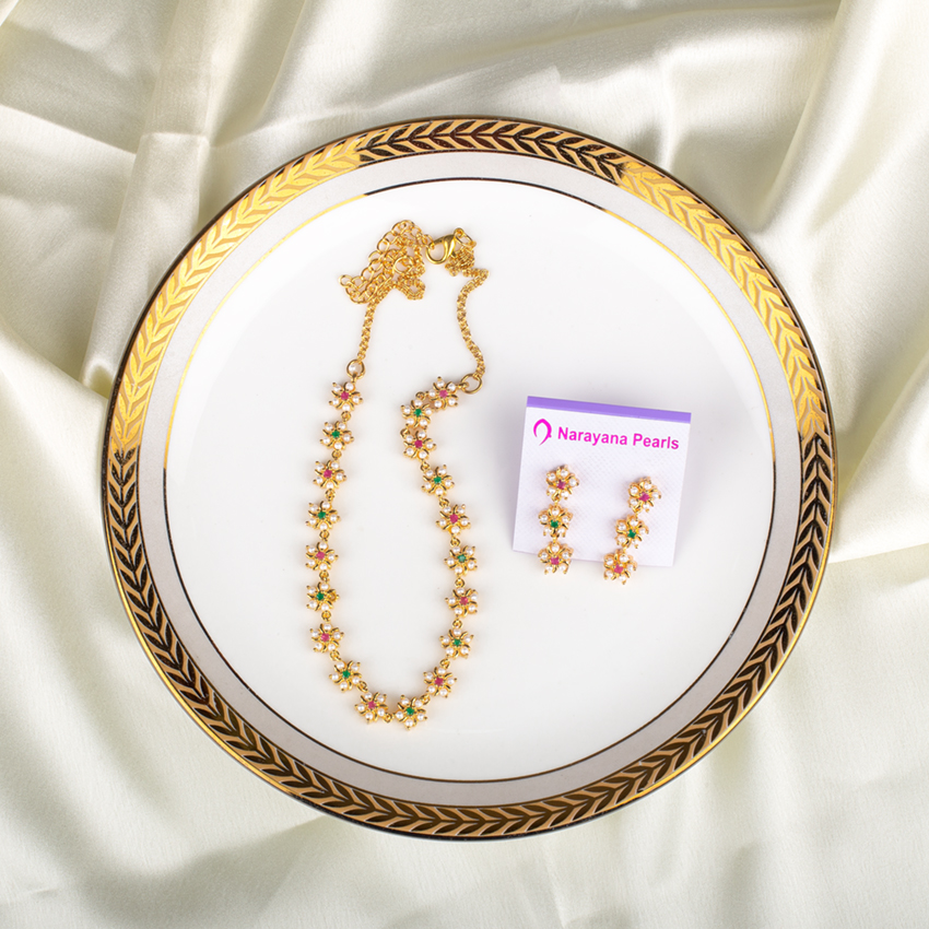 Narayana pearls top and gems