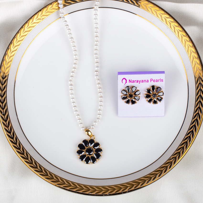 Narayana pearls sale stone necklace